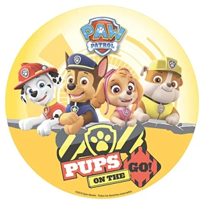 Bild av Dekora 160129 Paw Patrol tårtunderlägg av matpapper rispapper 20 cm