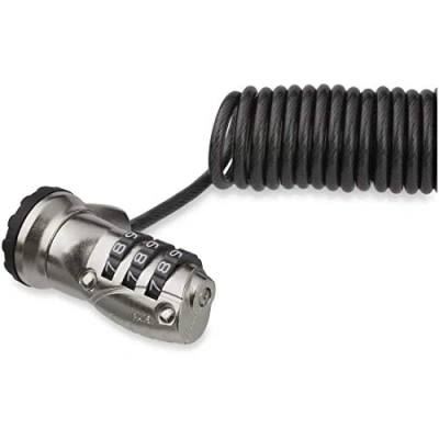 Bild av StarTech.com Laptop cable lock Self Coiling 3 Digit Combination security