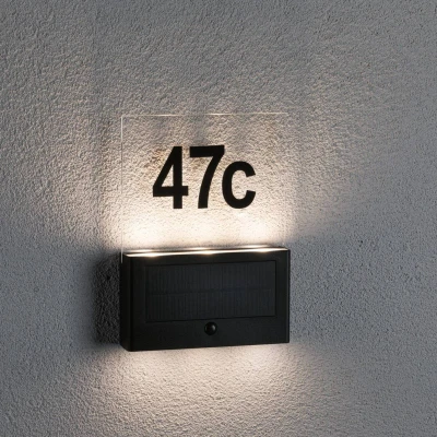 Bild av Paulmann Neda solcell LED husnummerlampa sensor