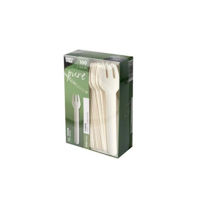 Bild av PAPSTAR Bestick Gaffel Papper 15,5cm 100/fp
