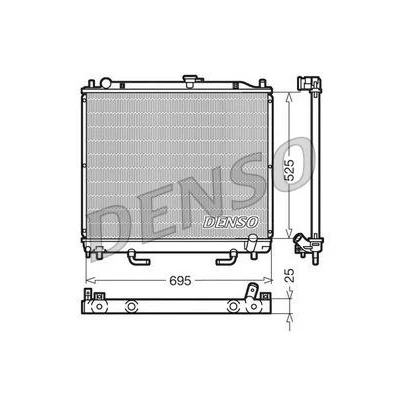 Bild av Kylare, motorkylning Denso DRM45015