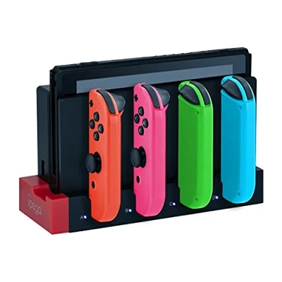 Bild av Mcbazel ipega PG 9186 4 in 1 JoyCon Controllore Caricabatterie Dockstation med LED indikator för NS Switch