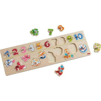 Bild av HABA Tierischer ZÄHLSPASS Pussel för barn, Storlek: One Size, Multi coloured