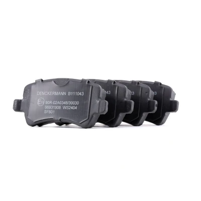 Bild av DENCKERMANN B111043 Jeu de plaquettes frein Essieu arrière non préparé pour indicateur d&#039;usure, contact signal d&#039;usure exclu VOLVO: V60 I