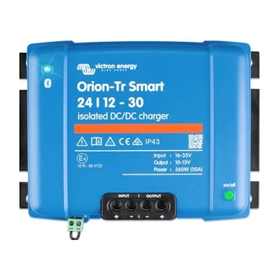 Bild av Victron Energy Orion Tr Smart 24/12 Volt 30 amp 360 Watt DC Laddare, Isolerad (Bluetooth)