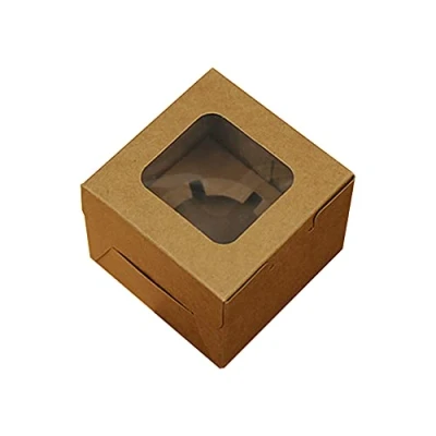 Bild av La Llareta cupcake box, 20 st muffin kaklåda, med observationsfönster och avtagbart inre stativ, för kakor, muffins, bakbehållare (1 hål)