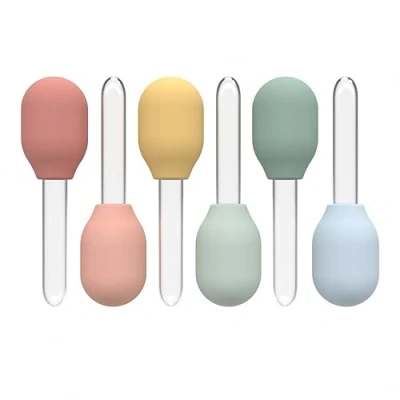 Bild av Inspire My Play 6 x pastellflytande droppringar för barnhantverk sensoriska lekpipetter barn lekleksaker och tillbehör