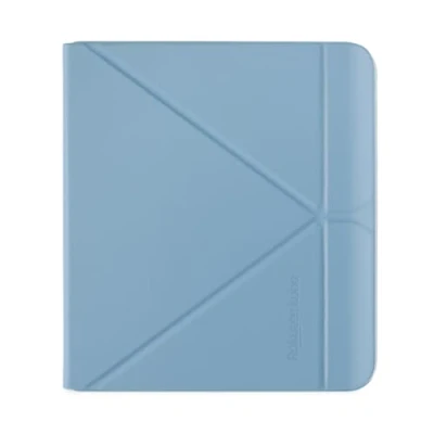 Bild av Kobo Libra Colour SleepCover Case Dusk Blue Sleep/Wake Technology Inbyggt 2 vägs stativ veganskt läder kompatibel med 7 tum eReader