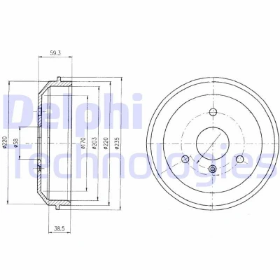 Bild av Bromstrumma DELPHI BF465