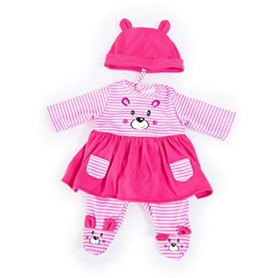 Bild av Bayer Design 84687AA dockkläder för babydocka, flera delar, dockor 42 46 cm, rosa