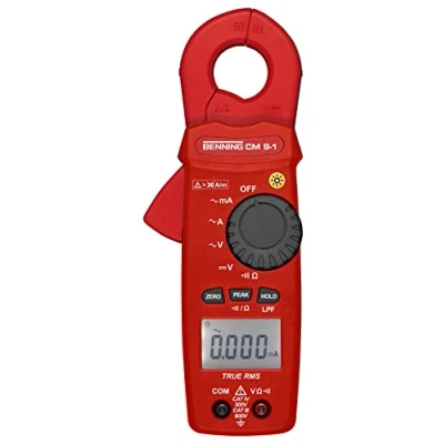 Bild av Benning CM 9 1 True RMS läckagetång (digital display, 4 siffrig LCD skärm, strömmätområde/AC 0 00001 A 60 A, växelström) 44682
