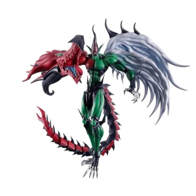 Bild av TAMASHII NATIONS Yu Gi Oh! GX Elemental Hero Flame Wingman, Bandai Spirits S.H.MonsterArts actionfigur
