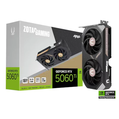 Bild av ZOTAC GeForce RTX 5060 Ti AMP! 16GB GDDR7 RAM Grafikkort