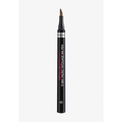 Bild av L&#039;Oréal Paris Unbelieva Brow Micro Tatouage 105 brunett, torkbeständig filtpenna med trekantig spets, upp till 24H stöd, mikro effekt