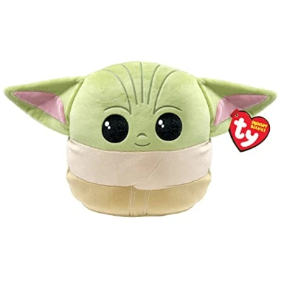 Bild av Grogu Star Wars Squishy Beanie 25 cm, material: 100% polyester testad enligt EN 71. Färg: flerfärgad