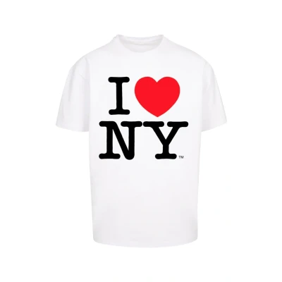 Bild av Merchcode I LOVE NY Oversize Tshirt med print, Storlek: 4XL, White