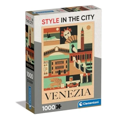 Bild av Clementoni Pussel Venice 1000 Bitar Style In the City För Vuxnas 14 99 år, 39846