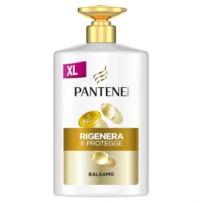 Bild av Pantene Pro V schampo regenererar E skyddar 1 000 ml doserare för svagt, torrt och skadat hår, rengör försiktigt hårband, utan silikon, mineralolja färgämnen