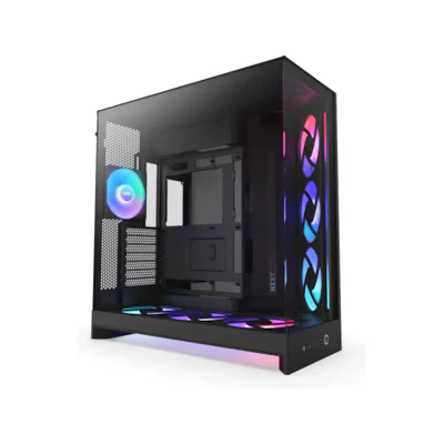 Bild av NZXT H9 Flow RGB+ (2025) All White Controller incl Chassi Miditower Vit