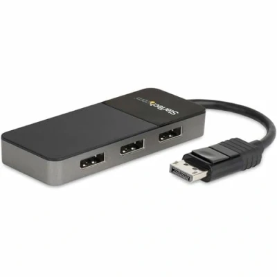 Bild av StarTech.com 3 portars DisplayPort 1.4 MST hubb DP splitter för skärmar till 3x 4K adapter USB driven Endast Windows (MST14DP123DP)