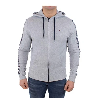 Bild av Tommy Hilfiger Herr Hoody Ls Hwk Huvjacka, Grå, M