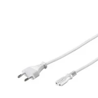 Bild av Pro Strömkabel C7 (2 pins) Vit 3 m Rakt