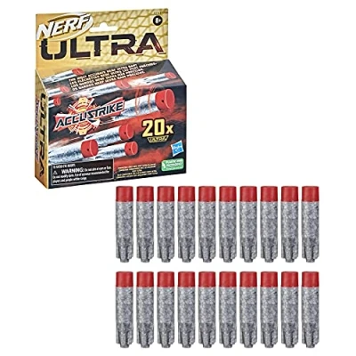 Bild av Påfyllningspaket med 20 Nerf AccuStrike Ultra pilar för blasters, endast kompatibla Flerfärgad, F2311EU4