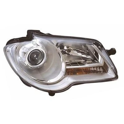 Bild av VAN WEZEL 5857962 Phares droit H7/H7 jaune pour circulation à droite avec commande correcteur de site projecteur PX26d VOLKSWAGEN: Touran I