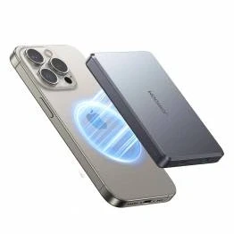 Bild av Joyroom MagSafe USB C &amp; Lightning powerbank 10.000mAh 20W PD Space grey