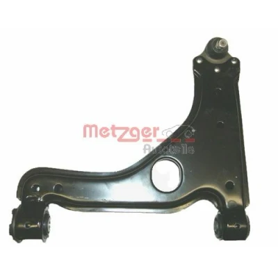 Bild av METZGER 58003501 Bras de suspension avec rotule suspension, support en caoutchouc Essieu avant gauche, inférieur barre oscillant transversal