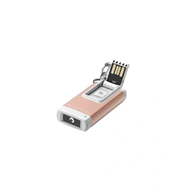 Bild av Ledlenser K4R nyckelringlampa, 120 lumen, 25 meters räckvidd, 3,5 timmars brinntid, uppladdningsbar, inkl USB laddningskabel (guld)