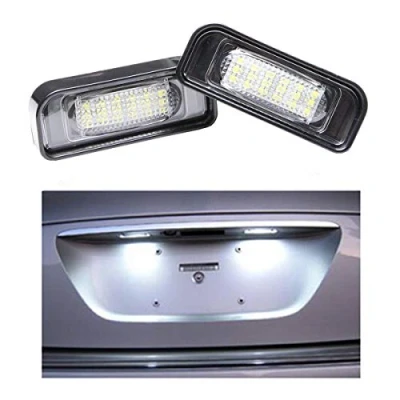 Bild av GOFORJUMP 2 st/set ReTableemt 6000k xenon 18 SMD LED registreringsskylt lampa/registreringsskylt lampa för B/enz W220 99 05 S klass