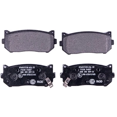 Bild av HELLA 8DB 355 009 341 Jeu de plaquettes frein préparé pour indicateur d&#039;usure KIA: CARENS 2, Shuma I 3/5 portes