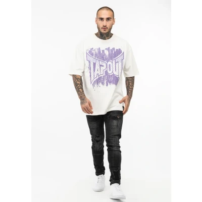 Bild av Tapout Oversize Tshirt med print, Storlek: Large, White lilac