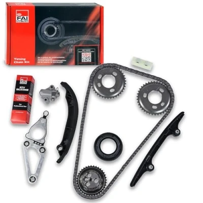 Bild av FAI AutoParts TCK130 Jeu de distribution à chaînes avec joints, roues dentées Simplex, Chaîne vélo FORD: Transit Mk6 Сamion Plateau/Сhâssis