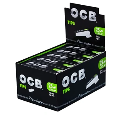 Bild av OCB Filterspetsar Box, 25 x 50 Blad