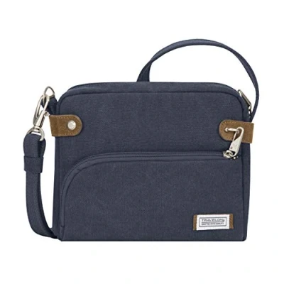 Bild av Travelon Stöldskydd arv crossbody resväskor, Indigo, En storlek, Arv, amerikansk, klassisk, modern