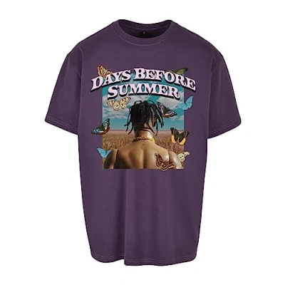 Bild av Upscale by Mister Tee Unisex DAYS Before Summer Tshirt med print, Storlek: Medium, Purplenight
