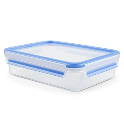 Bild av TEFAL K3021412 MasterSeal FRESH Matlåda Blå 1,2 L Tål Att Frysas Ned Till 40C Håller Maten Fräsch 100% Läckagefri Mikro &amp; Maskindiskssäker
