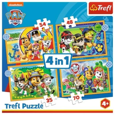 Bild av Trefl Pussel Paw Patrol 4 in 1