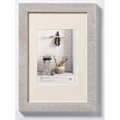 Bild av walther design tavelram ljusgrå 20 x 30 cm med passepartout, Hem träram HO030X