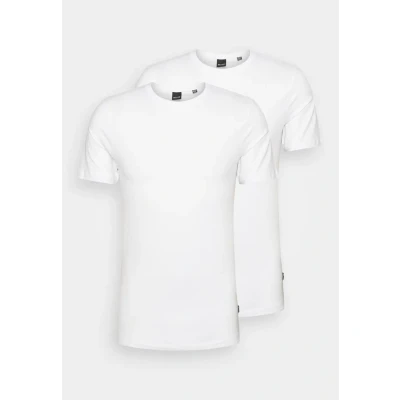 Bild av Only &amp; Sons Onsbasic SLIM O NECK 2 PACK Tshirt bas, Storlek: Small, White