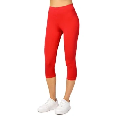 Bild av Merry Style Dam 3/4 Leggings MS10 144(Röd, L)