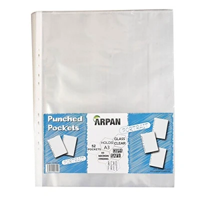 Bild av ARPAN ST 9611 Dokumentfickor, Genomsynlig, ‎42 x 1 30 cm 52 stycken