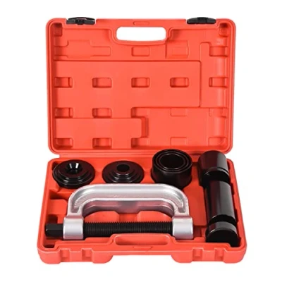 Bild av DHA Heavy Duty Ball Joint Press &amp; U Removal verktygssats med 4 x adaptrar för 2WD 4WD bilar lätta lastbilar, i 1, installatör och borttagare, passar de flesta fordon, byt ut rostiga fogar,