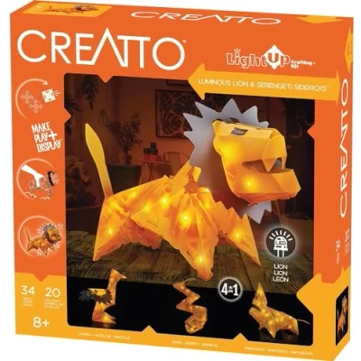 Bild av Thames &amp; Kosmos, 03479, Creatto: Safari, Build 4 different models, Lion, Ostrich, Snake Rhinoceros, Age 8 +