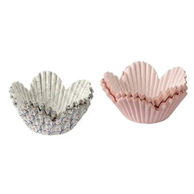 Bild av Dr. Oetker bakformar i papper &quot;Retro&quot;, muffinsformar från serien &quot;Modern bakning retrodesign&quot; (färg: färgglad), kvantitet: 60 stycken