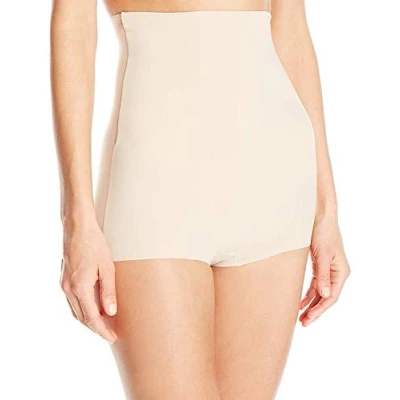 Bild av Maidenform Dam eleganta smoothers hög midja pojkshorts enkla formande kontroll trosor, Beige (Paris Nude), L
