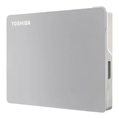 Bild av Toshiba 1TB Canvio Flex Portable External Hard Drive for Mac, Windows PC and Tablet use, compatible with most USB C A devices, Silver (HDTX110ESCAA)