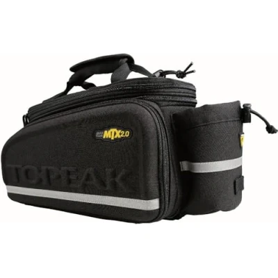 Bild av Topeak MTX 2.0 TrunkBag DX vattentålig cykelväska, kompatibel med alla QuickTrack ställ, svart